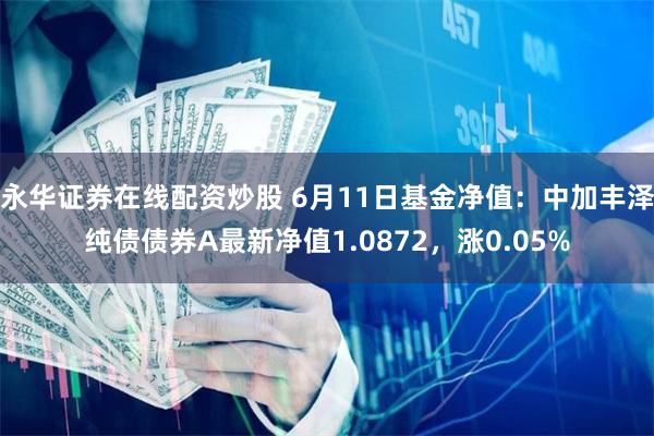永华证券在线配资炒股 6月11日基金净值：中加丰泽纯债债券A最新净值1.0872，涨0.05%