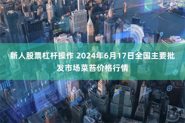 新人股票杠杆操作 2024年6月17日全国主要批发市场菜苔价格行情