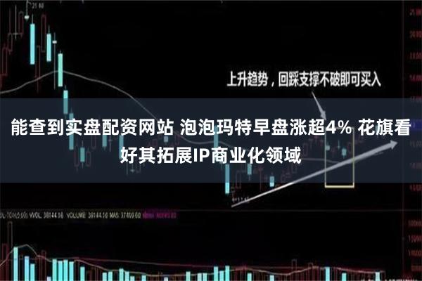 能查到实盘配资网站 泡泡玛特早盘涨超4% 花旗看好其拓展IP商业化领域