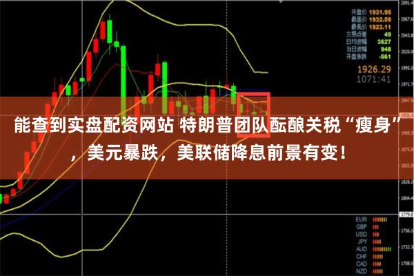 能查到实盘配资网站 特朗普团队酝酿关税“瘦身”，美元暴跌，美联储降息前景有变！