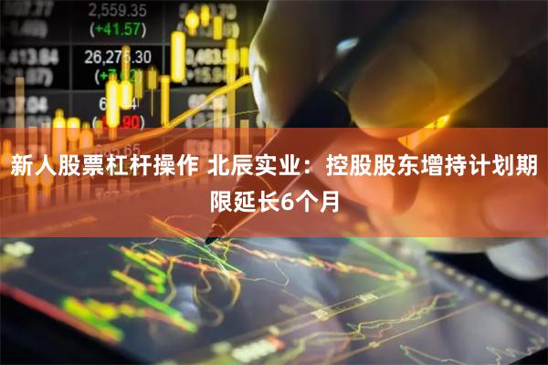 新人股票杠杆操作 北辰实业：控股股东增持计划期限延长6个月