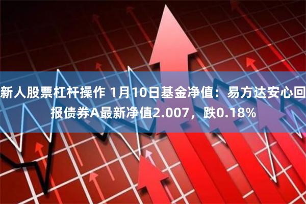 新人股票杠杆操作 1月10日基金净值：易方达安心回报债券A最新净值2.007，跌0.18%